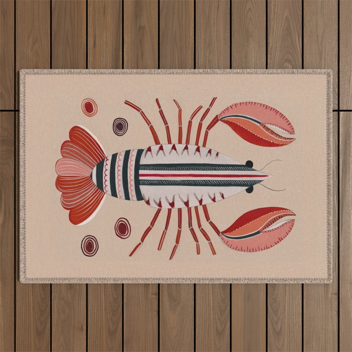 Lobster Outdoor Rug Gallery Image 1