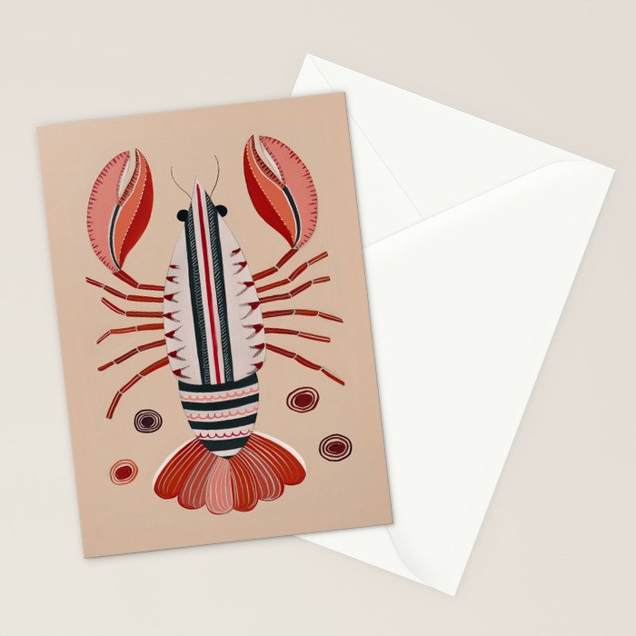 Lobster Stationery Card Gallery Image 2