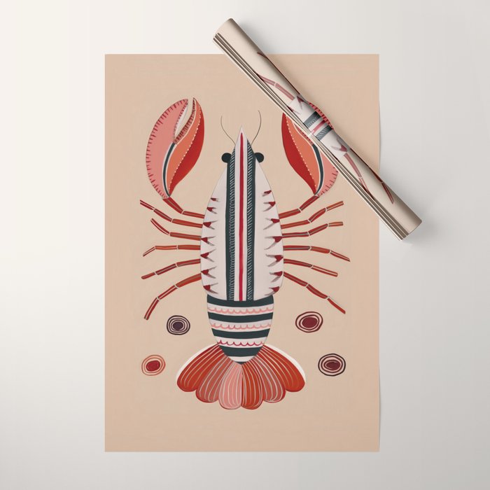Lobster Wrapping Paper Gallery Image 1