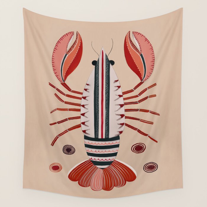 Lobster Wall Tapestry Gallery Image 4