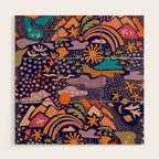 Ditsy Outdoor Adventures Wood Wall Art Gallery Image 1