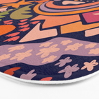 Ditsy Outdoor Adventures Bath Mat Gallery Image 3