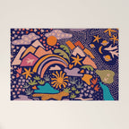 Ditsy Outdoor Adventures Welcome Mat Gallery Image 1