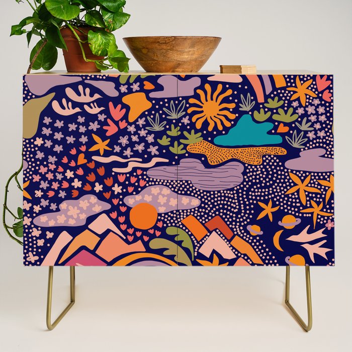 Ditsy Outdoor Adventures Credenza Gallery Image 1