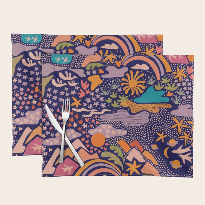 Ditsy Outdoor Adventures Placemat Gallery Image 1