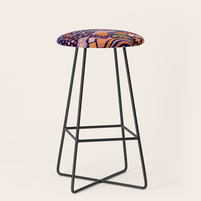 Ditsy Outdoor Adventures Stool Gallery Image 1