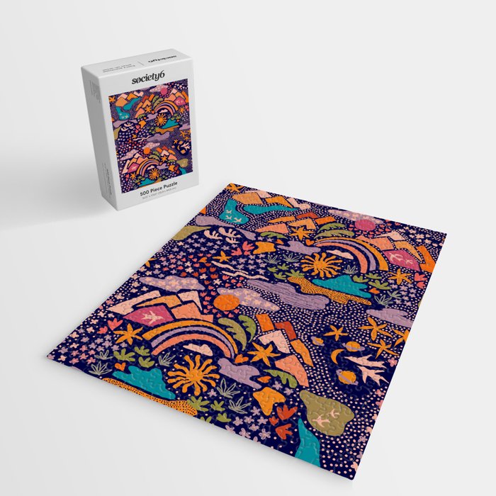 Ditsy Outdoor Adventures Jigsaw Puzzle Gallery Image 2