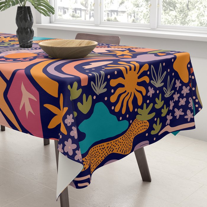 Ditsy Outdoor Adventures Tablecloth Gallery Image 3