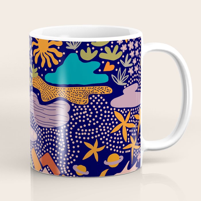 Ditsy Outdoor Adventures Coffee Mug Gallery Image 1