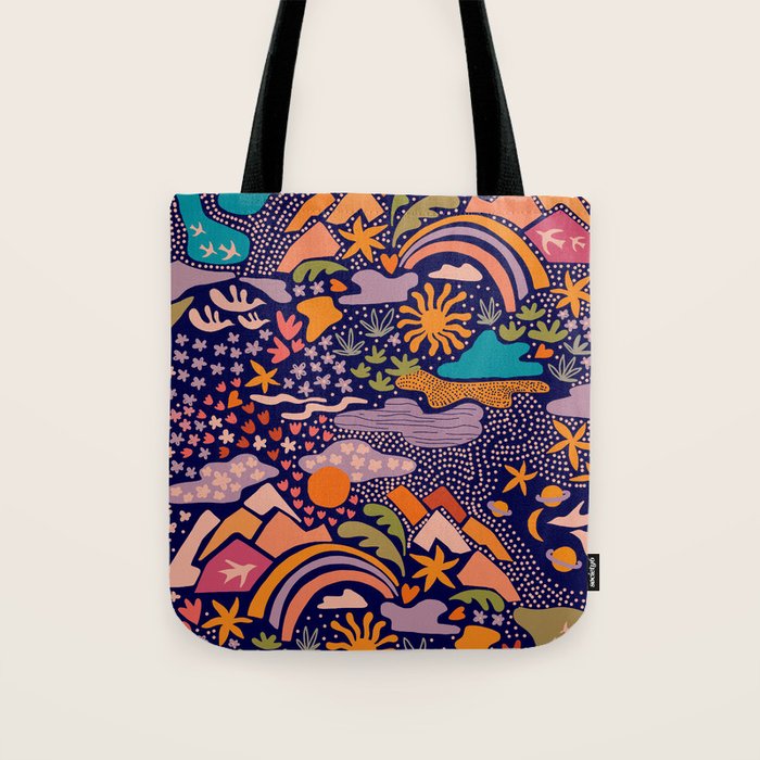 Ditsy Outdoor Adventures Tote Bag Gallery Image 1