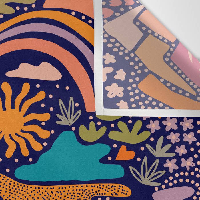 Ditsy Outdoor Adventures Wall Tapestry Gallery Image 3