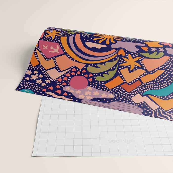 Ditsy Outdoor Adventures Wrapping Paper Gallery Image 2