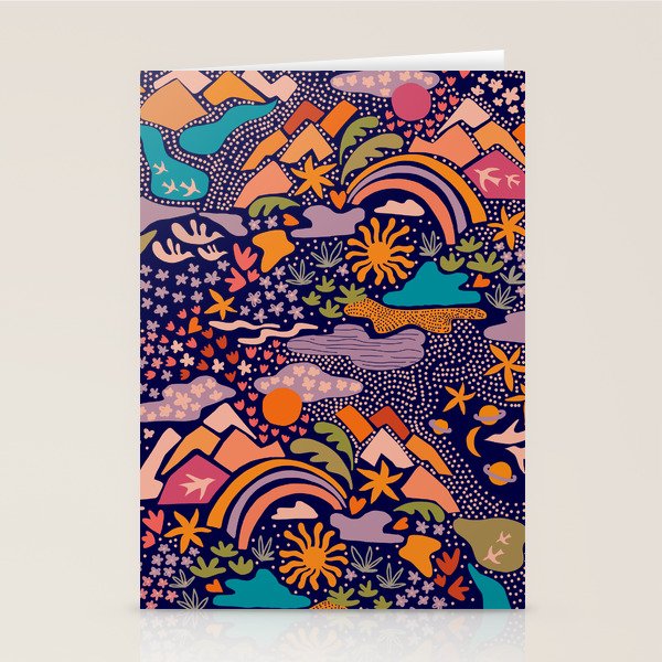 Ditsy Outdoor Adventures Stationery Card Gallery Image 2