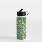 Meadow in green Water Bottle Gallery Image 1