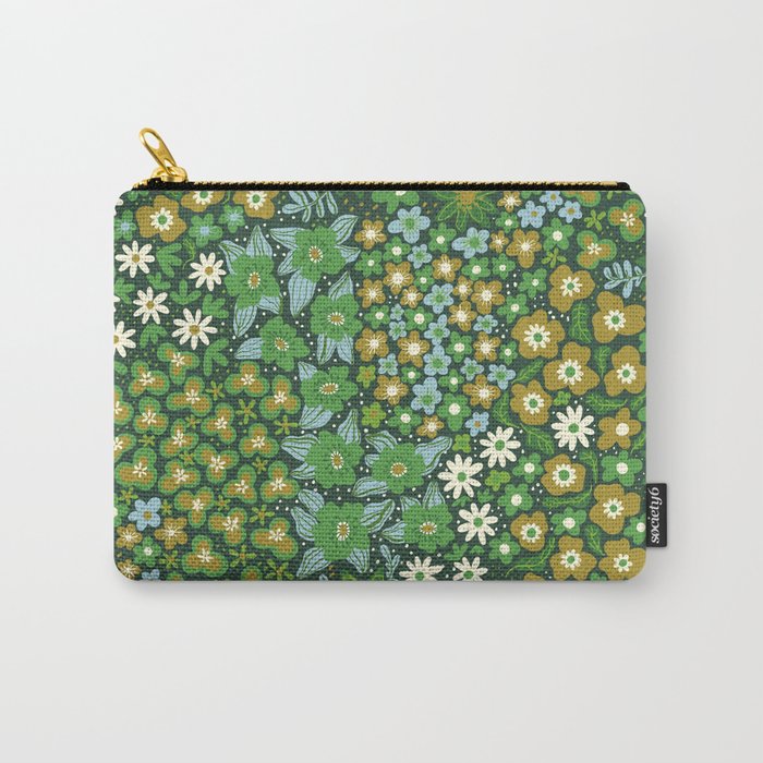 Meadow in green Carry All Pouch Gallery Image 1