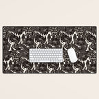 Enchanted Snake Block Print Desk Mat Gallery Image 1