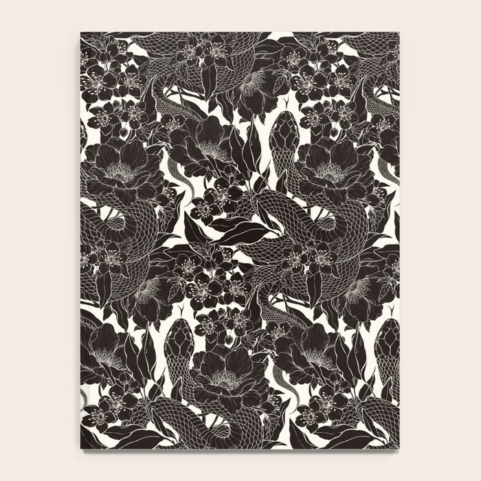 Enchanted Snake Block Print Notebook Gallery Image 4
