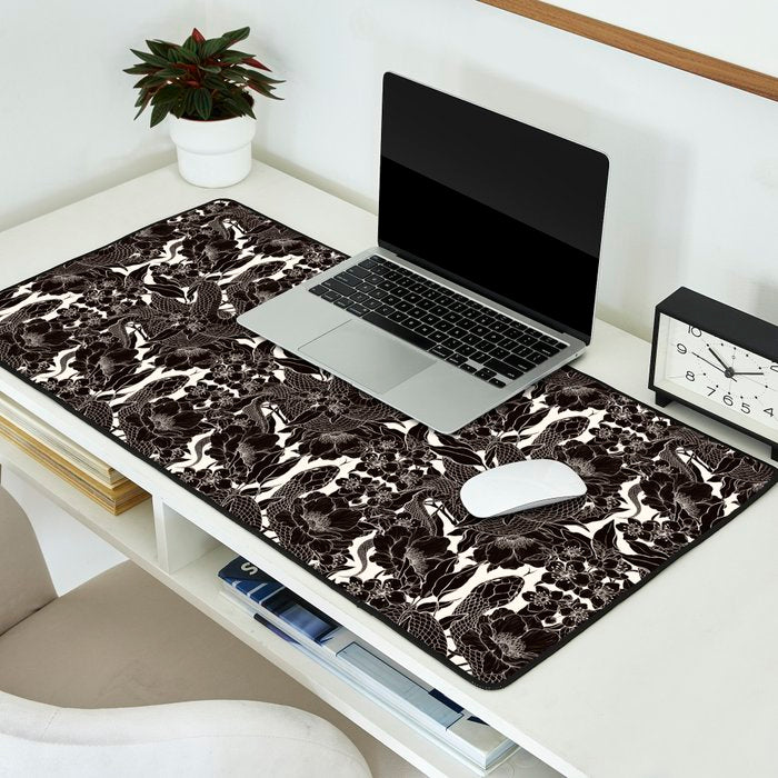Enchanted Snake Block Print Desk Mat Gallery Image 2