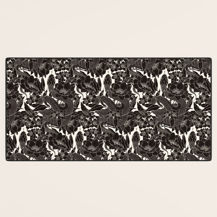 Enchanted Snake Block Print Desk Mat Gallery Image 3