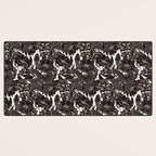 Enchanted Snake Block Print Desk Mat Gallery Image 3