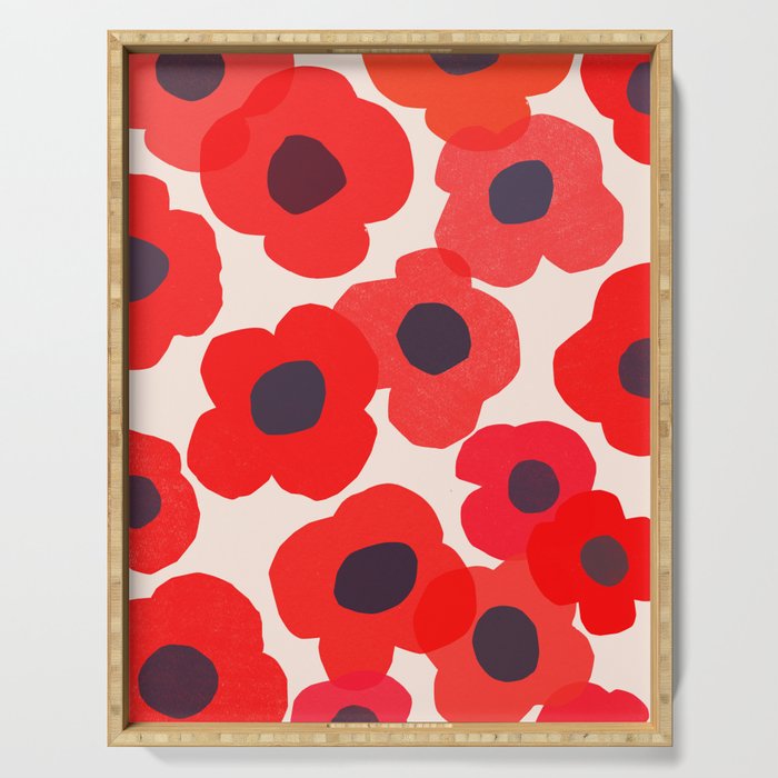 poppy 7 Serving Tray Gallery Image 1