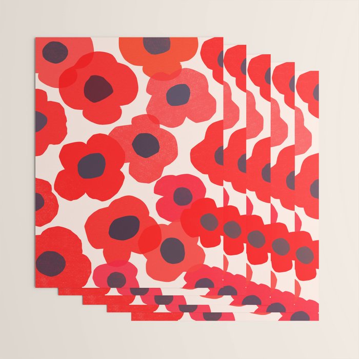 poppy 7 Wrapping Paper Gallery Image 3