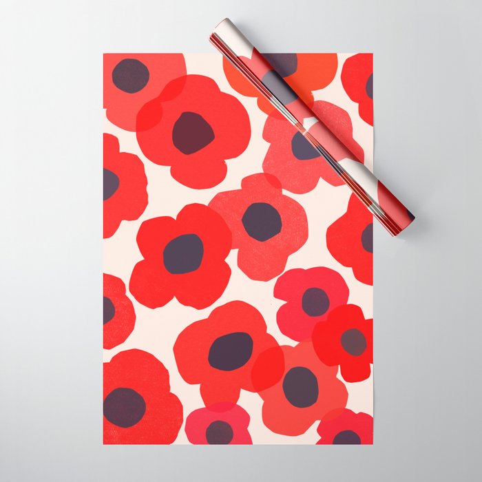 poppy 7 Wrapping Paper Gallery Image 1