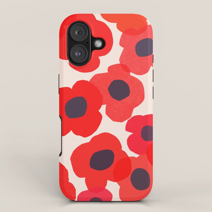 poppy 7 iPhone Case Gallery Image 1