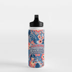 F*cking Fabulous - Denim & Coral Palette Water Bottle Gallery Image 3