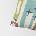 Retro Mid Century Modern Abstract Pattern 224 Atomic Googie Pillow Sham Gallery Image 4