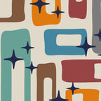 Retro Mid Century Modern Abstract Pattern 224 Atomic Googie Coffee Mug Gallery Image 2
