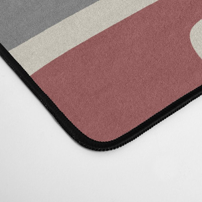 Retro Mid Century Modern Abstract Pattern 224 Atomic Googie Desk Mat Gallery Image 4