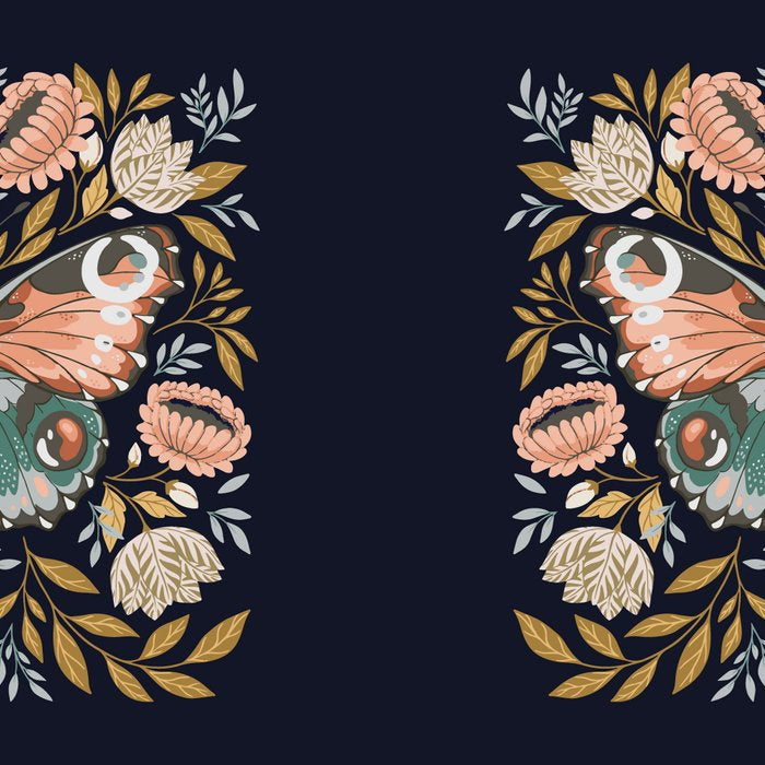 William Morris Butterfly - Midnight Garden Coffee Mug Gallery Image 2