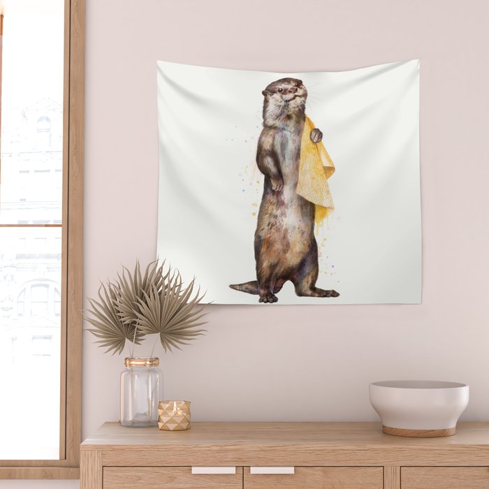 otter Wall Tapestry Gallery Image 2