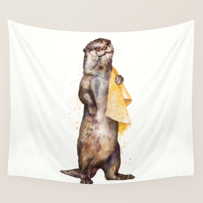 otter Wall Tapestry Gallery Image 4