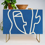 Abstract Minimal Woman Portrait Credenza Gallery Image 1