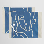 Abstract Minimal Woman Portrait Placemat Gallery Image 1