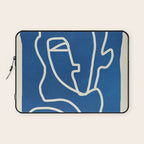 Abstract Minimal Woman Portrait Laptop Sleeve Gallery Image 1