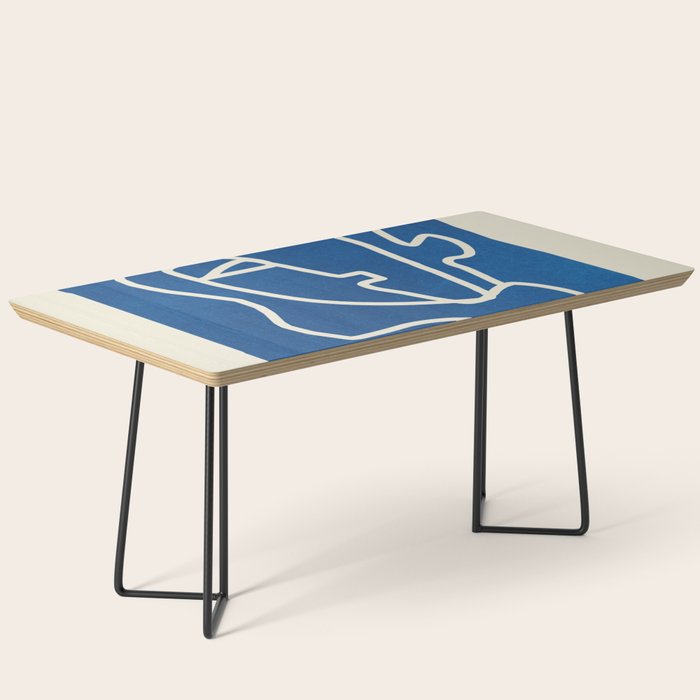 Abstract Minimal Woman Portrait Coffee Table Gallery Image 1