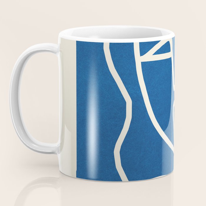 Abstract Minimal Woman Portrait Coffee Mug Gallery Image 3