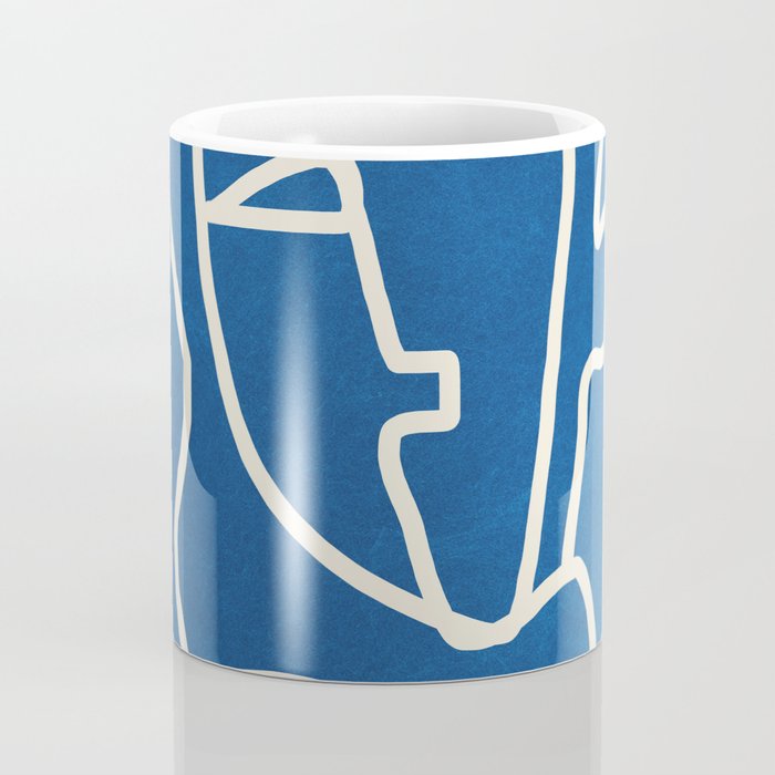 Abstract Minimal Woman Portrait Coffee Mug Gallery Image 4