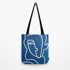 Abstract Minimal Woman Portrait Tote Bag Gallery Image 2