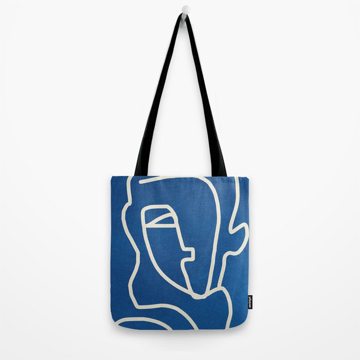 Abstract Minimal Woman Portrait Tote Bag Gallery Image 2