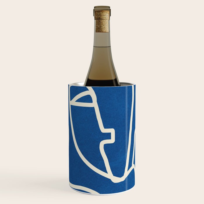 Abstract Minimal Woman Portrait Wine Chiller Gallery Image 1