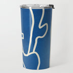 Abstract Minimal Woman Portrait Travel Mug Gallery Image 2