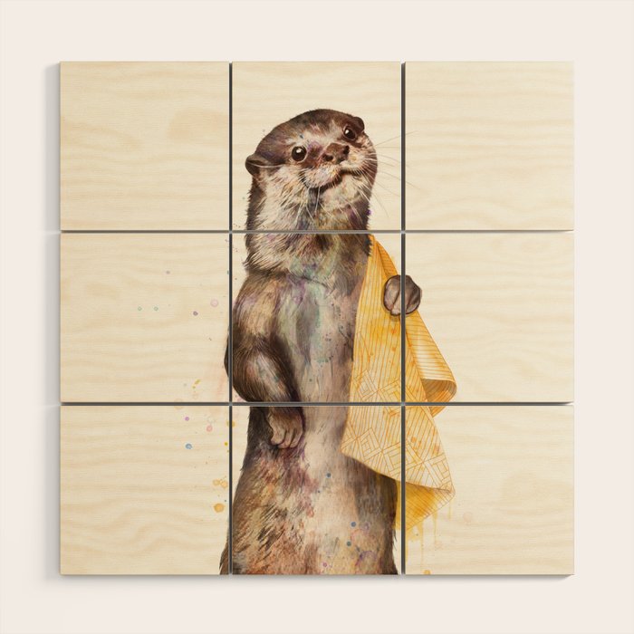 otter Wood Wall Art Gallery Image 1