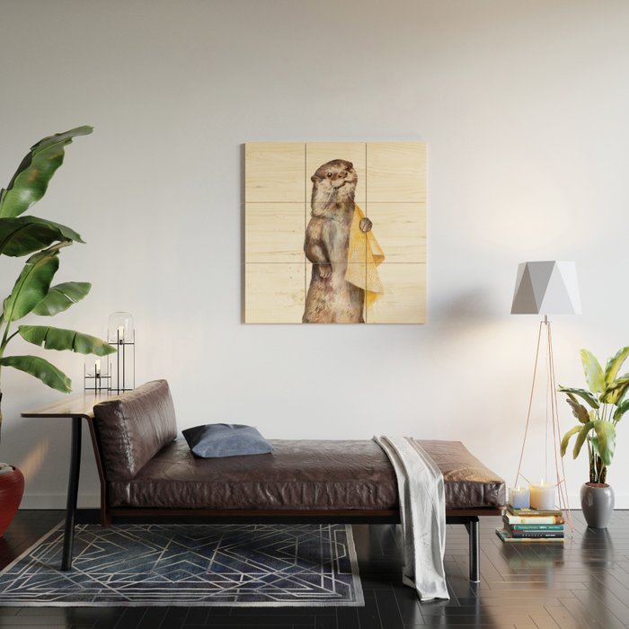 otter Wood Wall Art Gallery Image 2