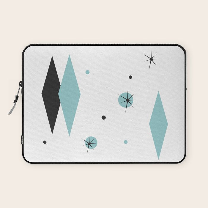Vintage 1950s Mid Century Modern Design Laptop Sleeve Gallery Image 1