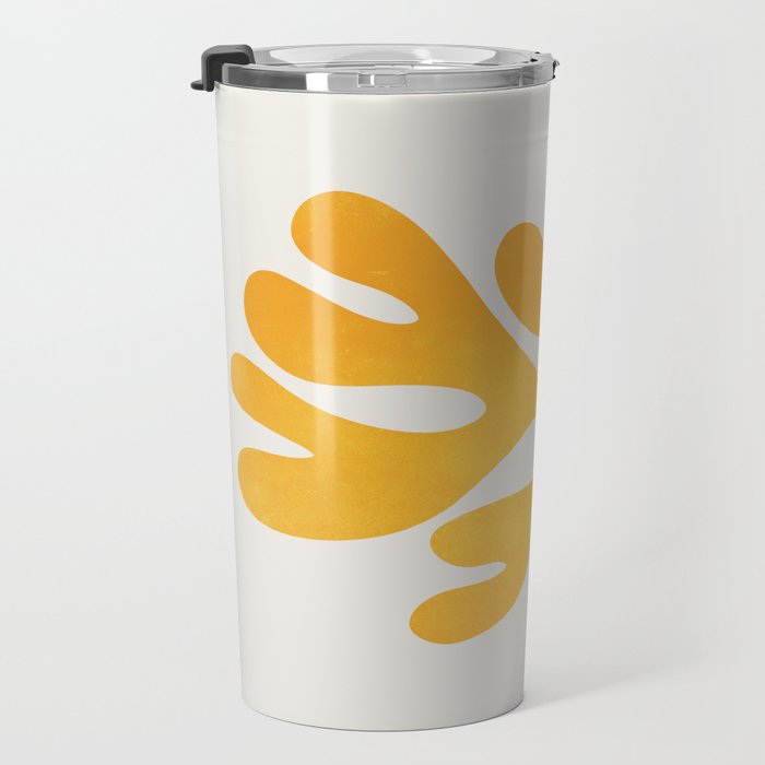 Canary Leaf: Matisse Color Paper Cutouts 04 Travel Mug Gallery Image 3
