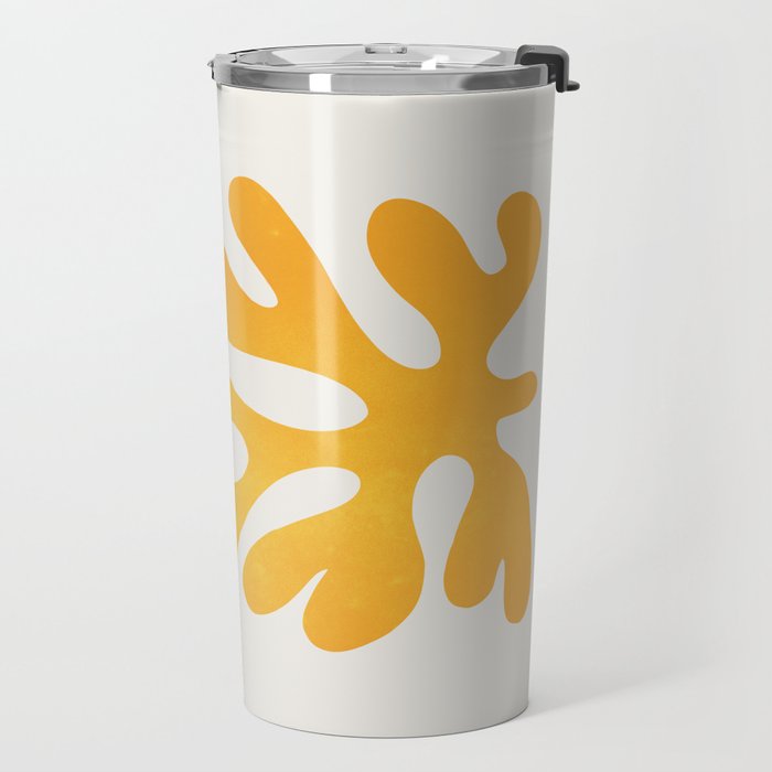 Canary Leaf: Matisse Color Paper Cutouts 04 Travel Mug Gallery Image 2